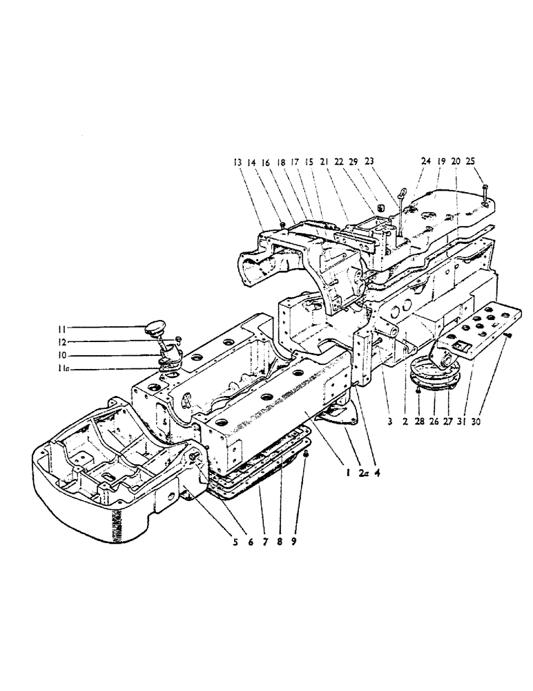 Схема запчастей Case IH 990B - (89) - MAIN FRAME AND COVERS (12) - CHASSIS