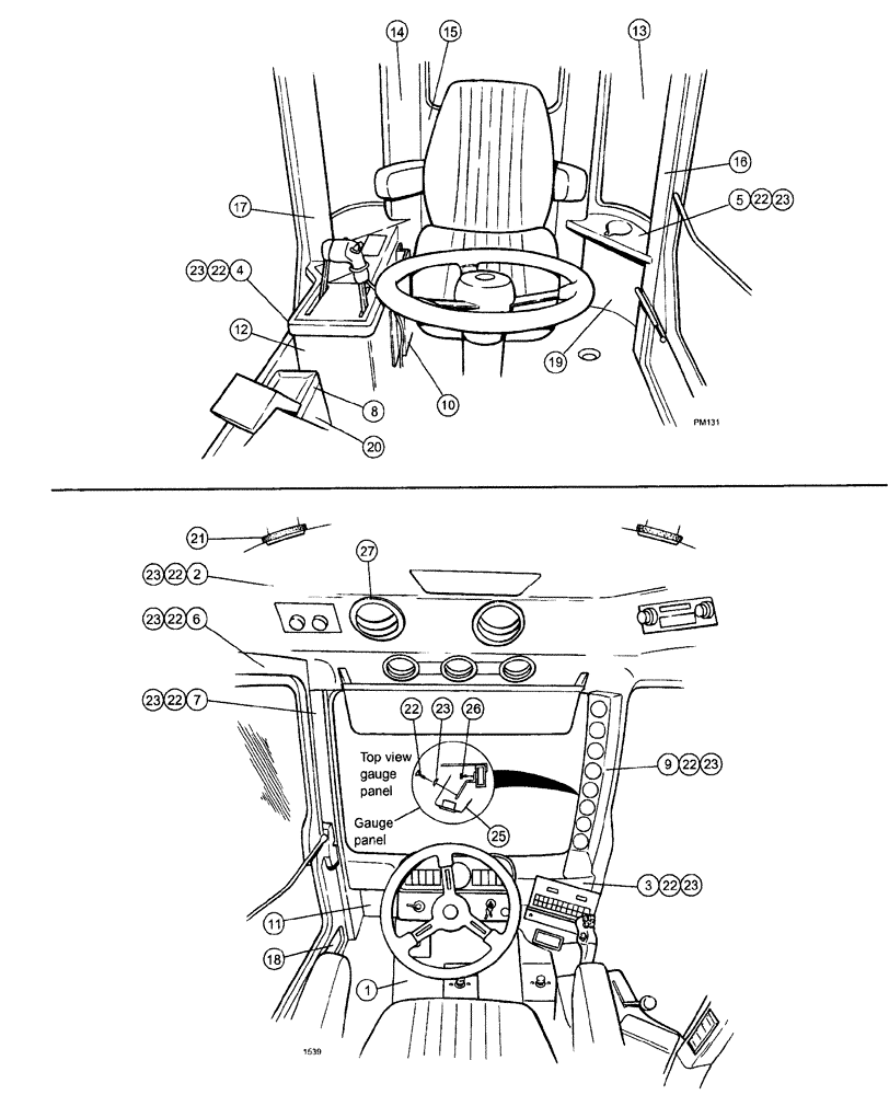 Схема запчастей Case IH SPX3150 - (010) - CAB INTERIOR, UPHOLSTERY (90) - PLATFORM, CAB, BODYWORK AND DECALS