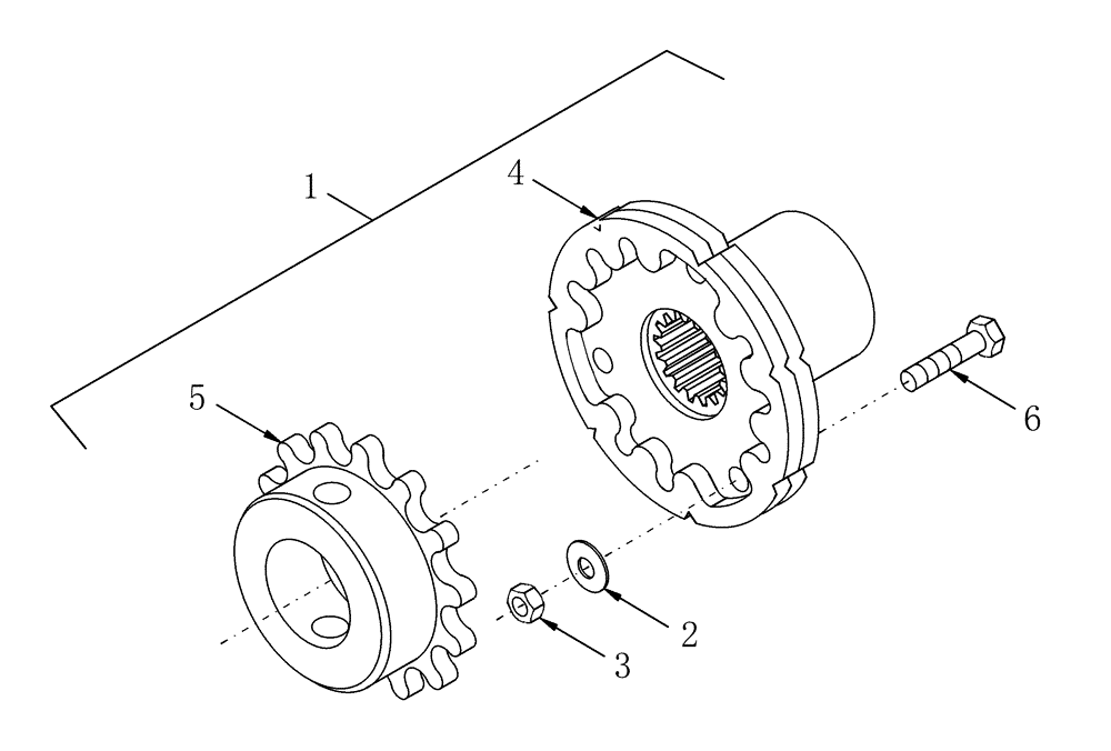 Схема запчастей Case IH DHX251 - (5.47[1]) - COUPLER, HCC & BAT REEL, PRIOR TO PIN K01 2001 (13) - REEL