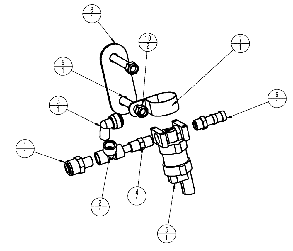 Схема запчастей Case IH SPX4410 - (11-068) - VENTURI, SOLENOID ASSEMBLY, LH Options