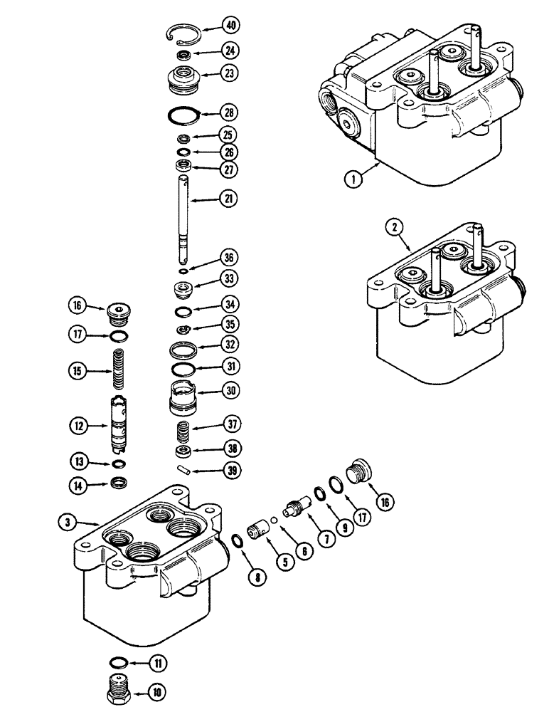 Схема запчастей Case IH 2090 - (7-334) - G103198 POWER BRAKE VALVE (CONTD) (07) - BRAKES