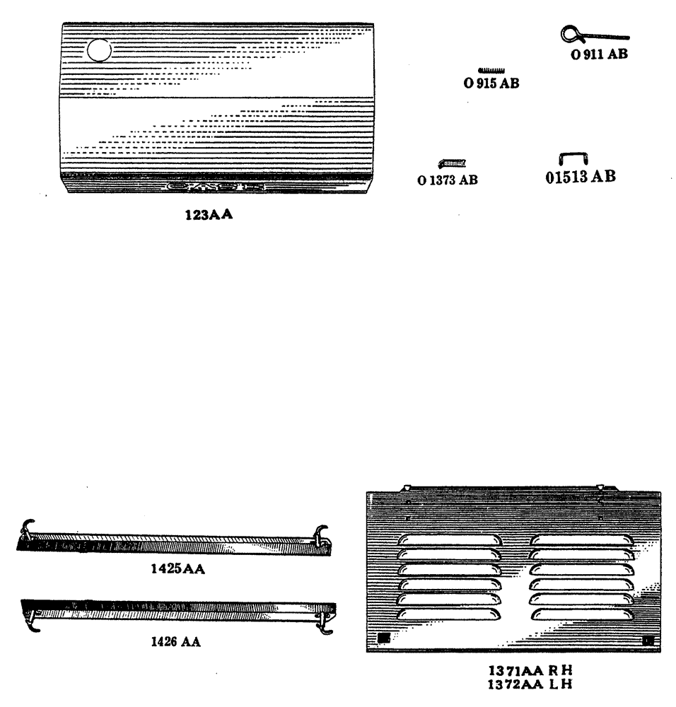 Схема запчастей Case IH L-SERIES - (034) - ENGINE HOOD (02) - ENGINE