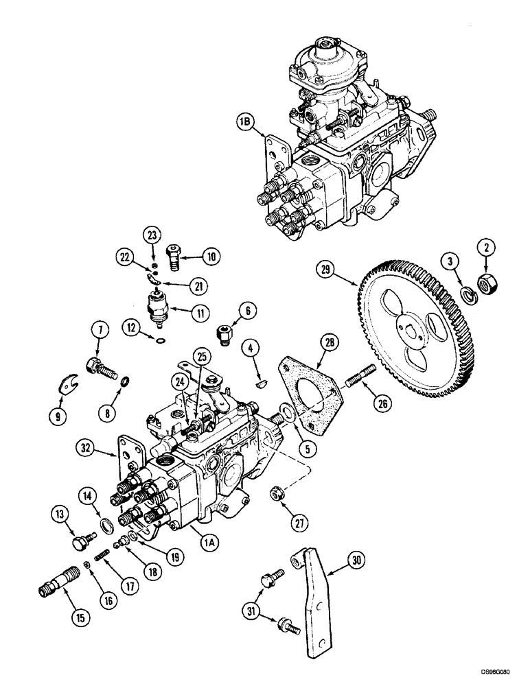 Схема запчастей Case IH 5150 - (3-30) - FUEL INJECTION PUMP, (5140/5150) (03) - FUEL SYSTEM