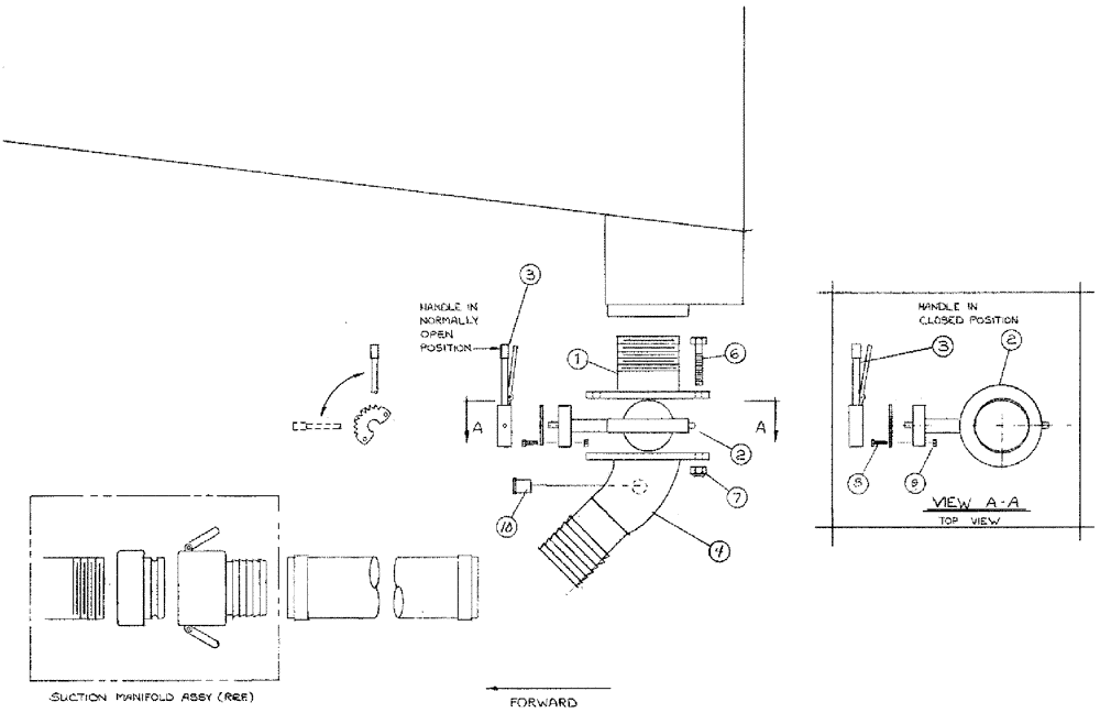 Схема запчастей Case IH 610 - (06-005) - TANK SHUT-OFF VALVE ASSEMBLY Tank