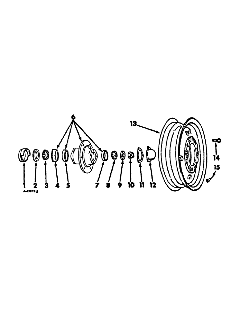 Схема запчастей Case IH 656 - (L-02) - WHEELS & WHEEL WEIGHTS, FRONT WHEELS, FARMALL TRACTORS Wheels & Wheel Weights