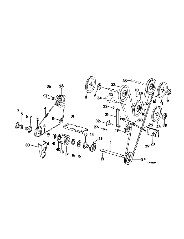 Схема запчастей Case IH 715 - (25-06) - ELEVATORS, ELEVATOR DRIVE Elevators