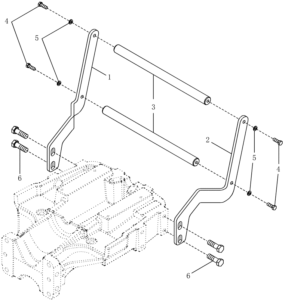 Схема запчастей Case IH LX232 - (09-15) - GRILLE GUARD - JXC TRACTOR (09) - CHASSIS/ATTACHMENTS