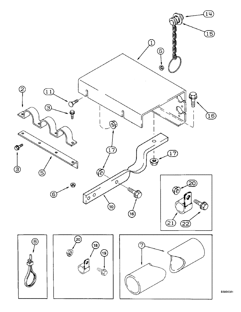 Схема запчастей Case IH 2166 - (8-44) - REEL DRIVE, COUPLING MOUNTING (07) - HYDRAULICS