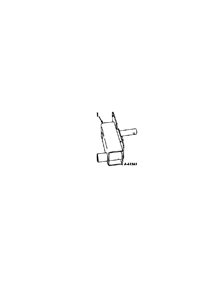 Схема запчастей Case IH 10 - (A-14[A]) - LEFT WHEEL EXTENSION ATTACHMENT FOR USE WITH 46 BALER 