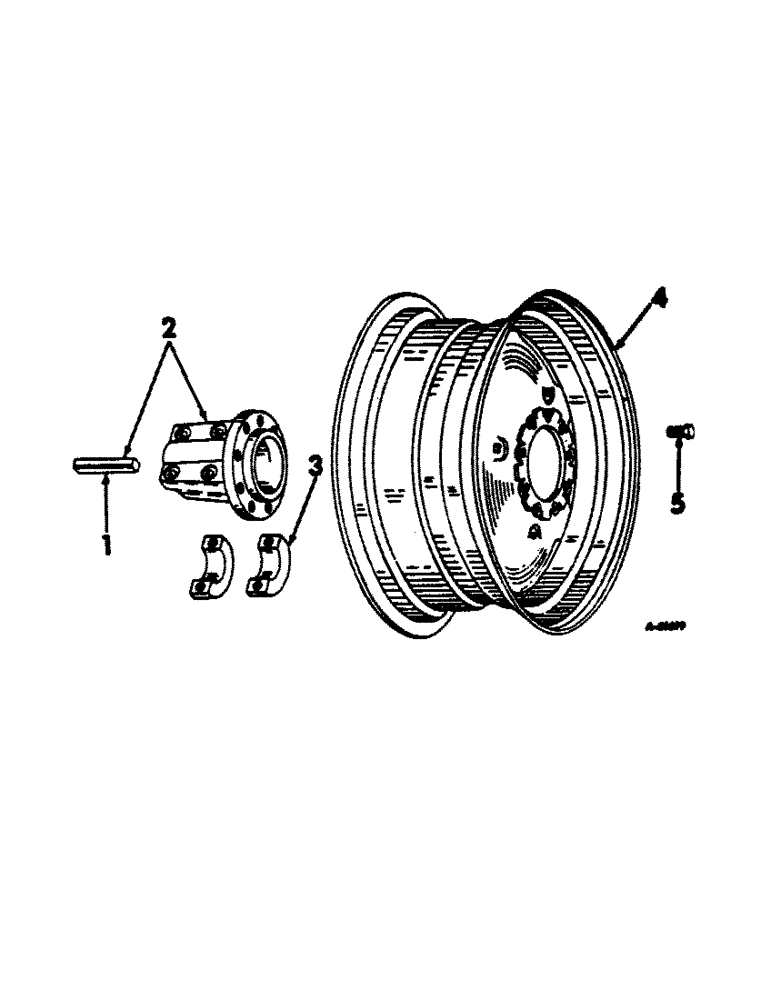 Схема запчастей Case IH 560 - (203[A]) - WHEELS, REAR WHEELS, FOR FARMALL 560 SERIES TRACTORS EXCEPT HI-CLEAR MODELS W/34" DISC TYPE (11) - WHEELS