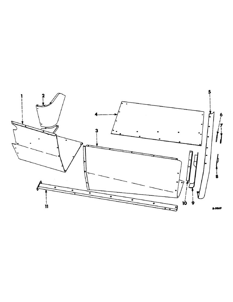 Схема запчастей Case IH 46 - (60) - CROSS CONVEYOR 