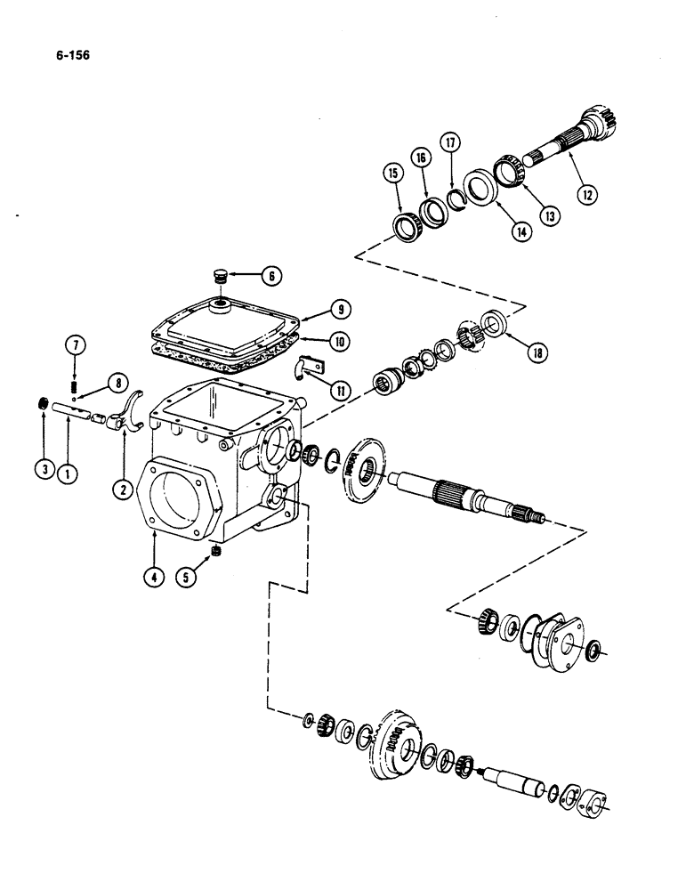 Схема запчастей Case IH 782 - (6-156) - DRUM DRIVE (03) - POWER TRAIN