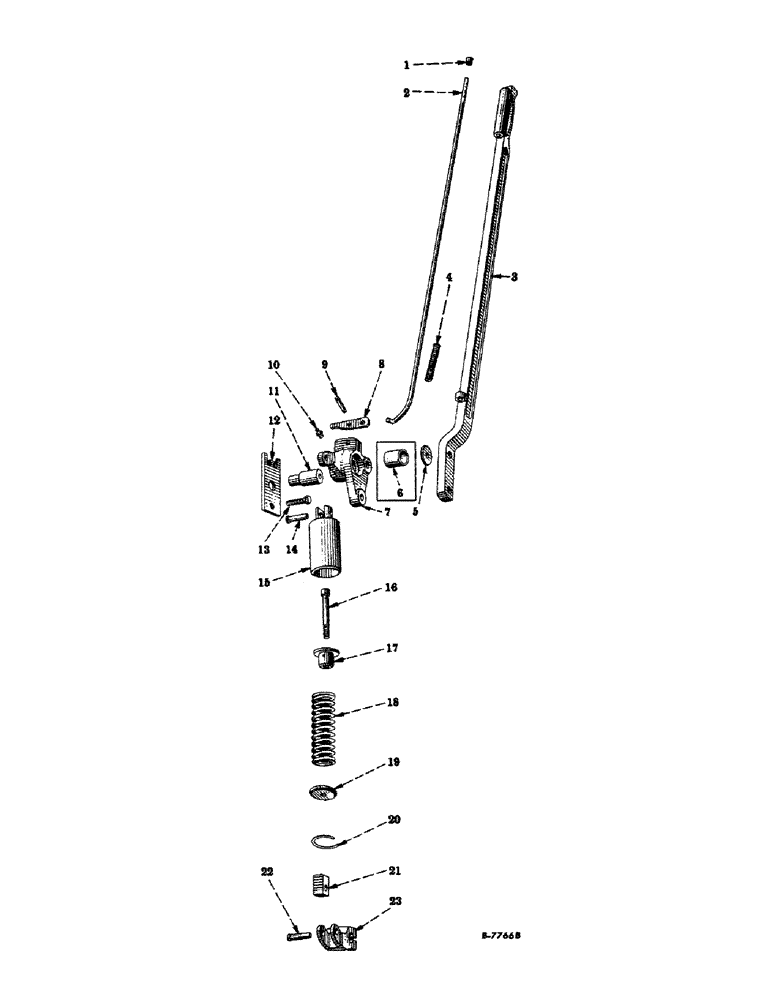 Схема запчастей Case IH 400-SERIES - (400) - ATTACHMENTS, INDEPENDENT POWER TAKE-OFF, SPECIAL, LEVER AND CONNECTIONS Attachments