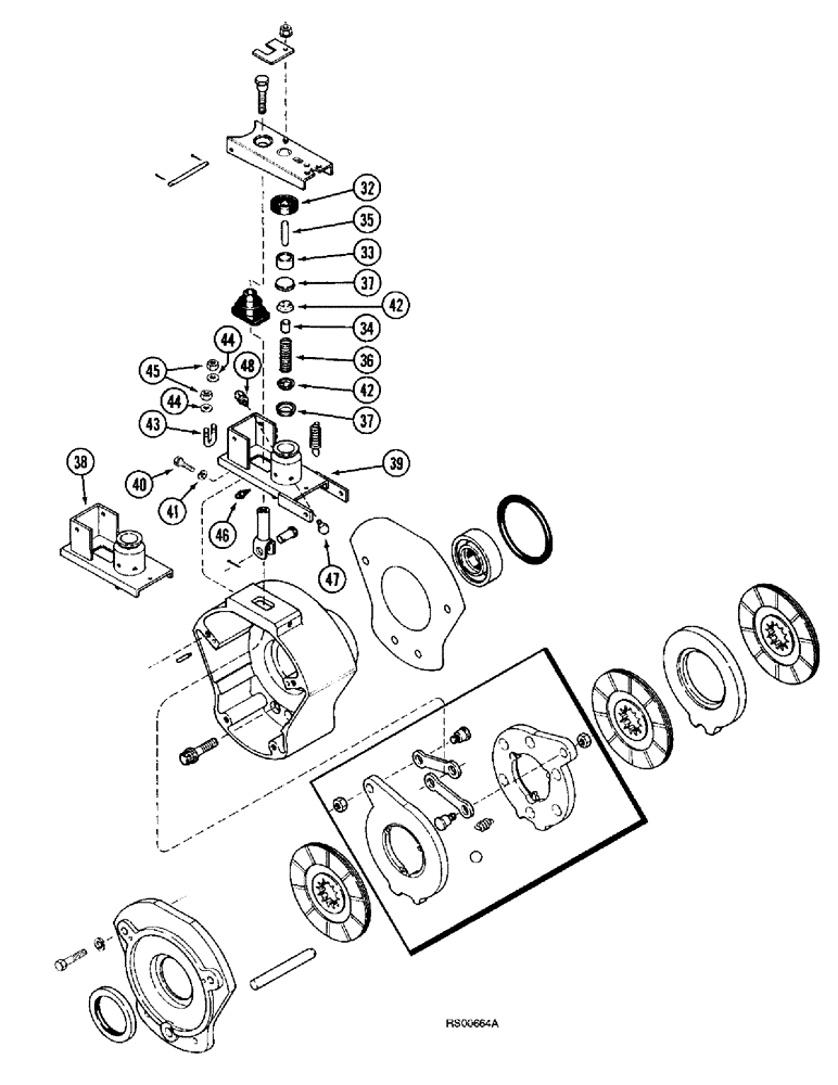 Схема запчастей Case IH 1680 - (7-06) - MASTER BRAKES (CONTD) (5.1) - BRAKES