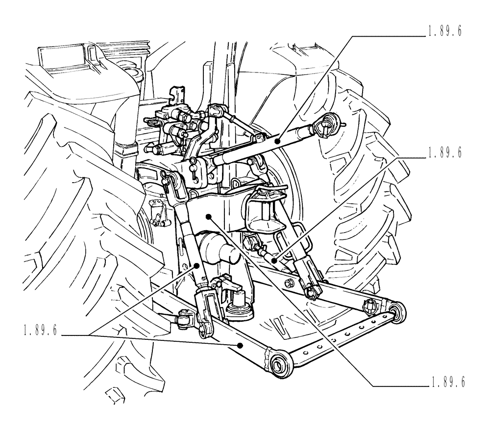 Схема запчастей Case IH JX1085C - (SEC. 09) - LINKAGE (00) - GENERAL