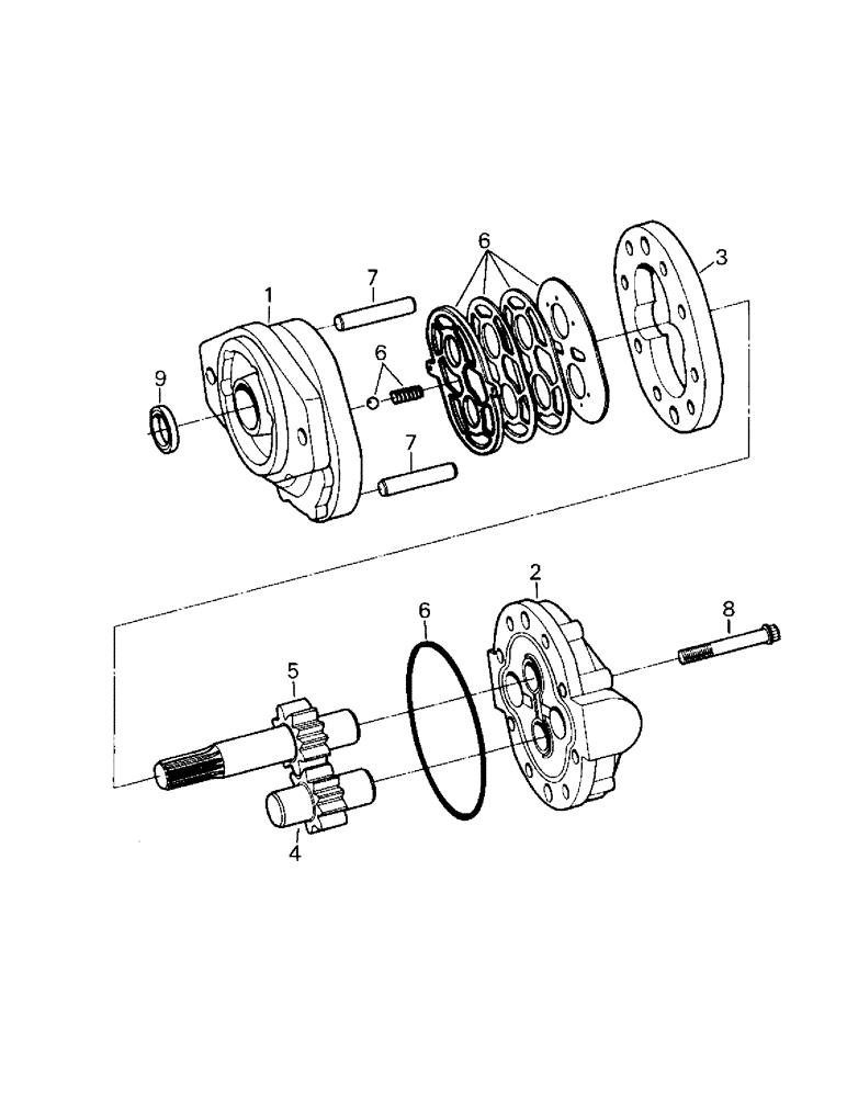 Схема запчастей Case IH CR-1225 - (10-24) - GEAR PUMP ASSEMBLY Options & Miscellaneous