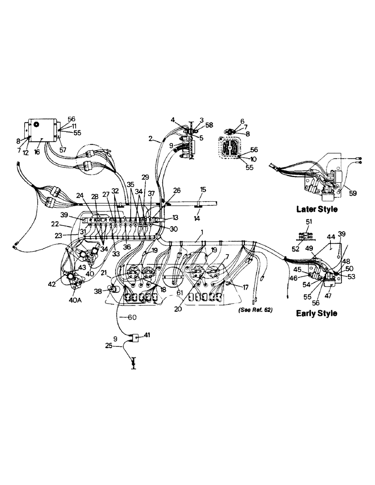 Схема запчастей Case IH ST220 - (02-20) - DASH ELECTRICAL, PACKARD CONNECTORS (06) - ELECTRICAL