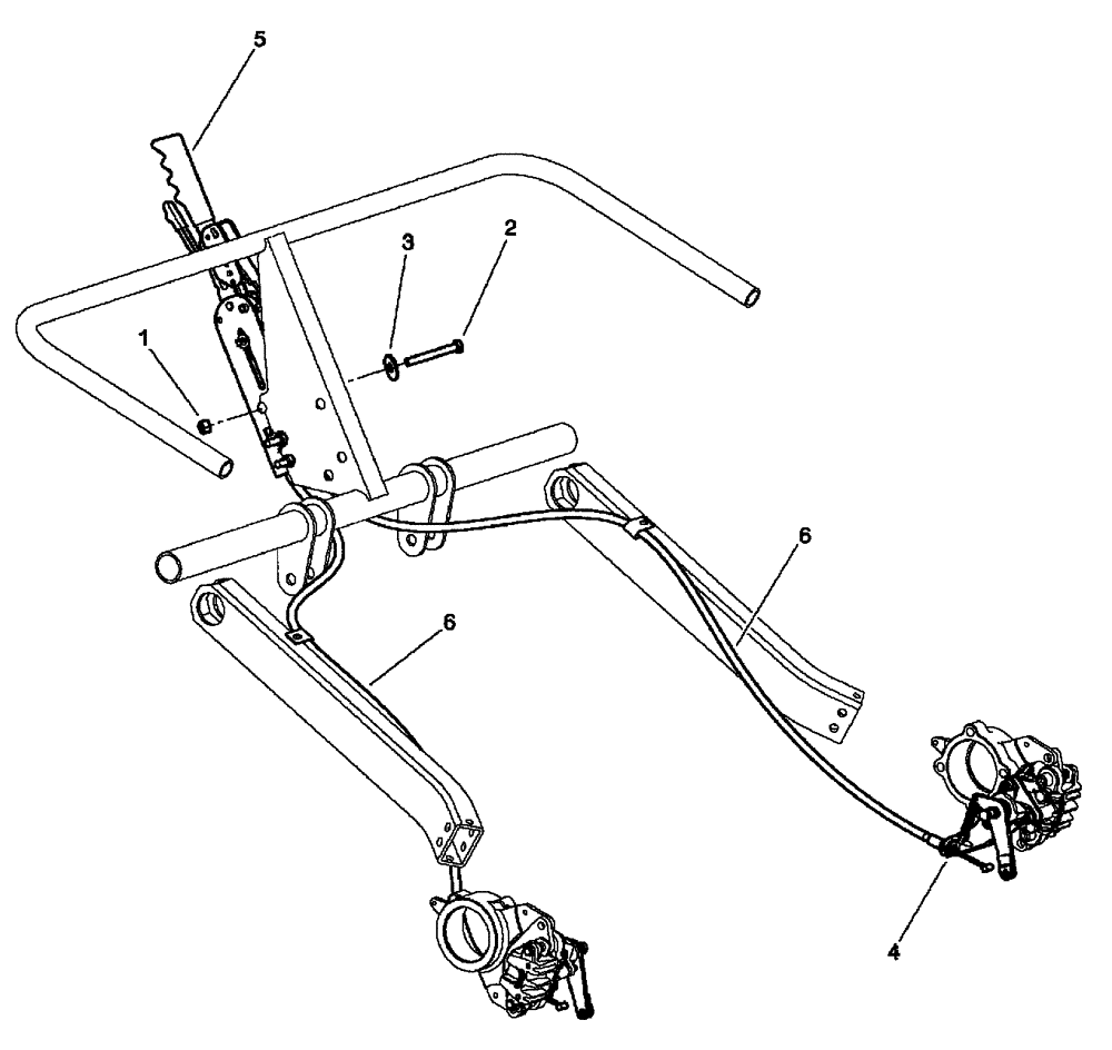 Схема запчастей Case IH SCOUT - (33.110.01) - PARK BRAKE SYSTEM (33) - BRAKES & CONTROLS