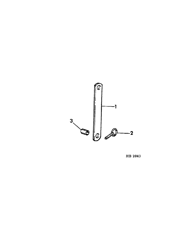 Схема запчастей Case IH 1501 - (A-41[1]) - RESTRAINING ROD 