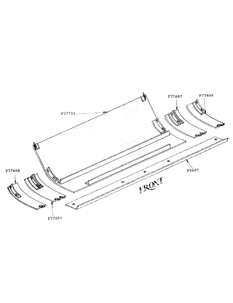 Схема запчастей Case IH 800 - (039) - HEADER FLOTATION SHOE AND GUARD ATTACHMENT (58) - ATTACHMENTS/HEADERS