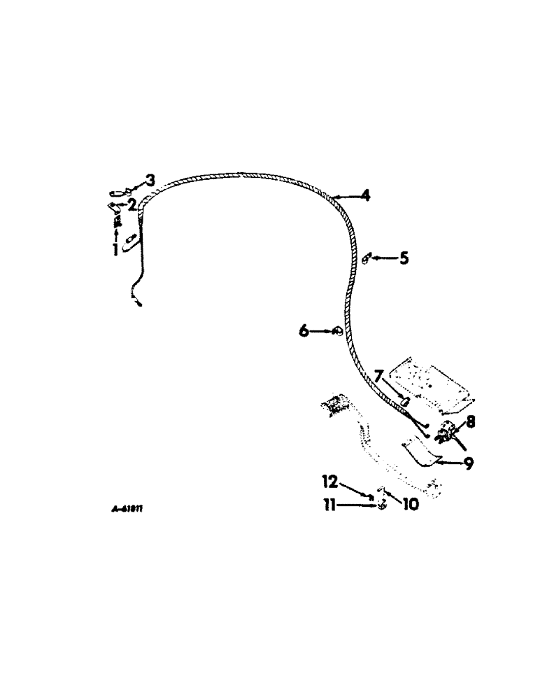 Схема запчастей Case IH 504 - (138[A]) - ELECTRICAL SYSTEM, SAFETY STARTING SWITCH, INTERNATIONAL TRACTORS (06) - ELECTRICAL SYSTEMS