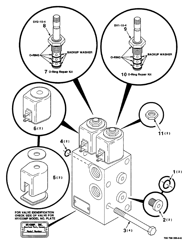 Схема запчастей Case IH 8581 - (10-14) - HYDRAULIC CONTROL VALVE ASSEMBLY, ACCUMULATOR, 700706395 HYDRAULIC CONTROL VALVE ASSEMBLY COMPLETE Accumulator