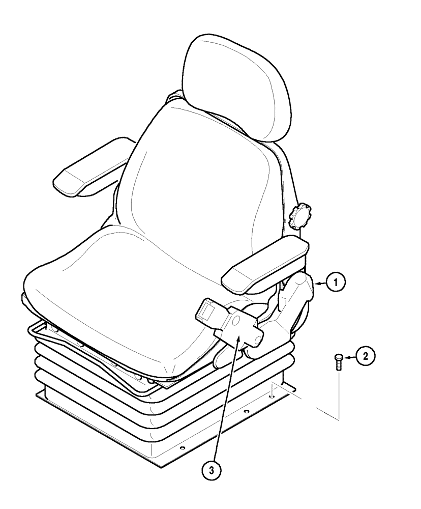 Схема запчастей Case IH MX100C - (09-50[01]) - SEAT CLOTH, LP CAB (09) - CHASSIS