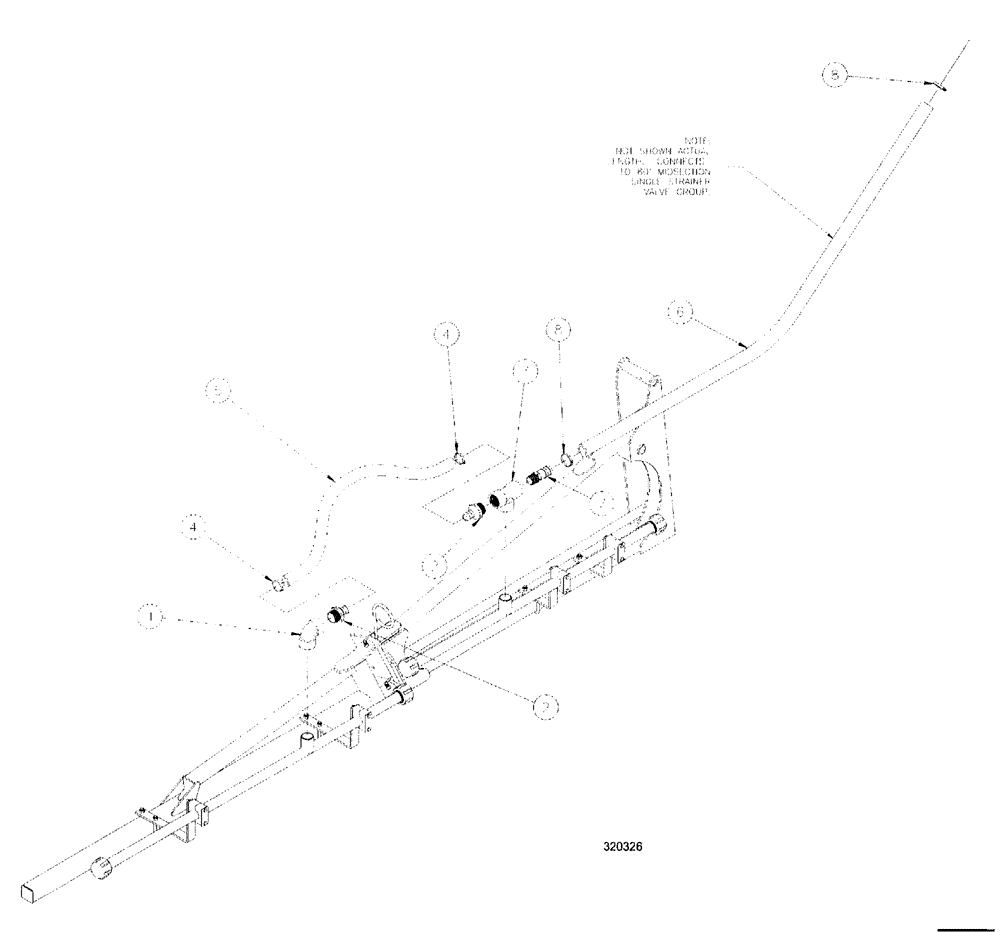 Схема запчастей Case IH SPX3200 - (09-057) - BOOM PLBG, GROUP, 5-SEC. 80 (78) - SPRAYING