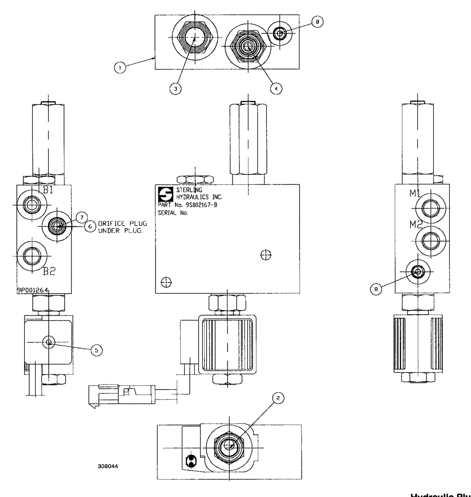 Схема запчастей Case IH SPX4260 - (183) - PRESSURE LIMITER VALVE (35) - HYDRAULIC SYSTEMS