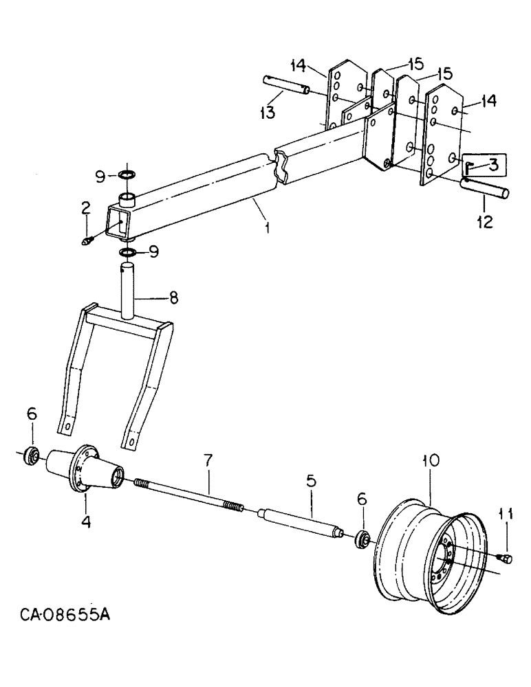 Схема запчастей Case IH 800 - (05-25) - WHEELS, ASSIST WHEEL, UNITS W, X AND Y (06) - POWER TRAIN