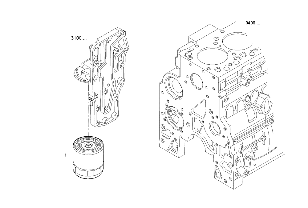 Схема запчастей Case IH F4CE0304B D601 - (3020.092) - OIL FILTERS 