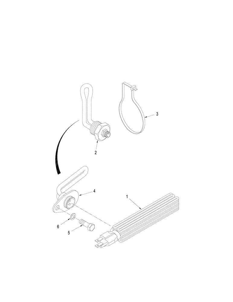 Схема запчастей Case IH STEIGER 435 - (02-16) - BLOCK HEATER (02) - ENGINE