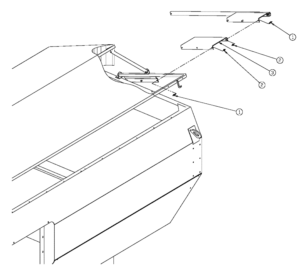 Схема запчастей Case IH 438 - (11-034) - FLIPTOP HANDLE EXTENSION (WET KIT ONLY) Wet Kit