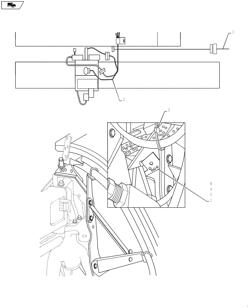 Схема запчастей Case IH 4420 - (11-091) - ACCUGUIDE ELECTRICAL GROUP, FRAME Options