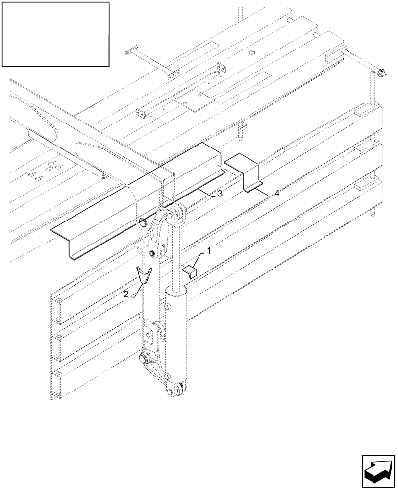 Схема запчастей Case IH LB333S - (18.84311448[01]) - DIA : DENSITY LEVER SUPPORT - D800 (18) - ACCESSORIES