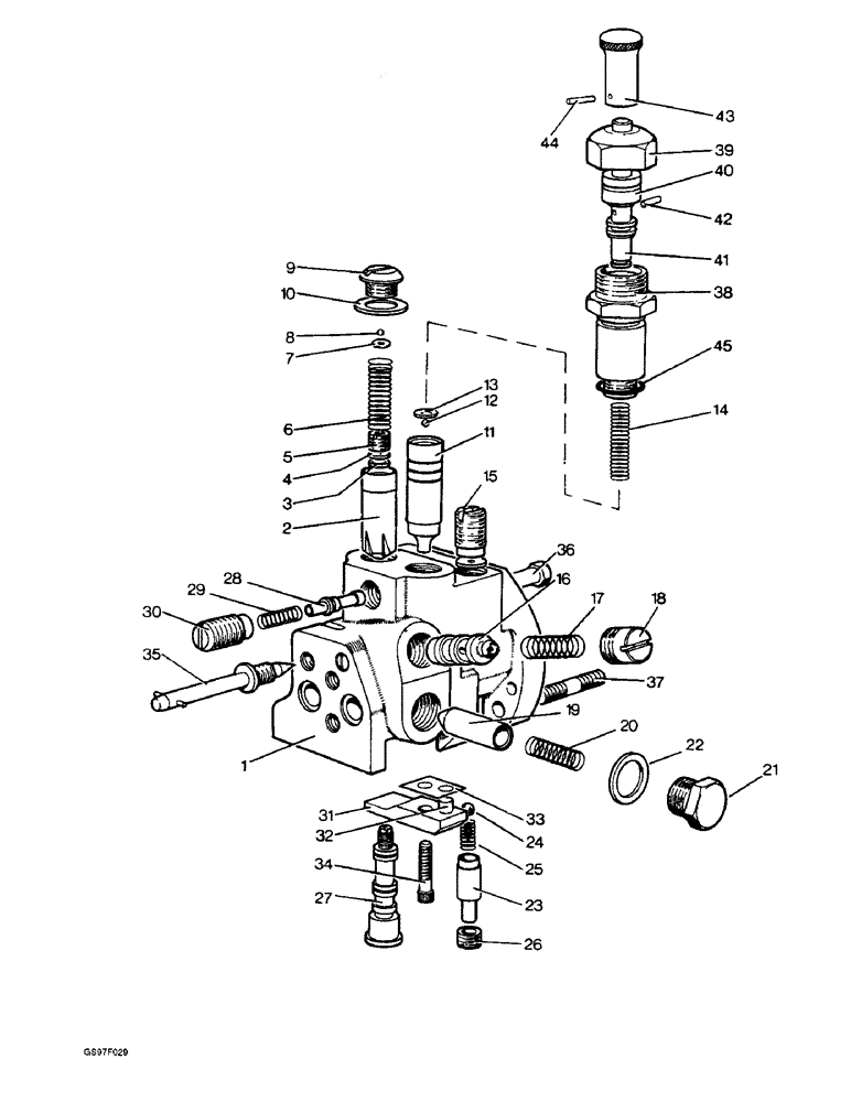 Схема запчастей Case IH 885 - (8-16) - CONTROL VALVE (08) - HYDRAULICS