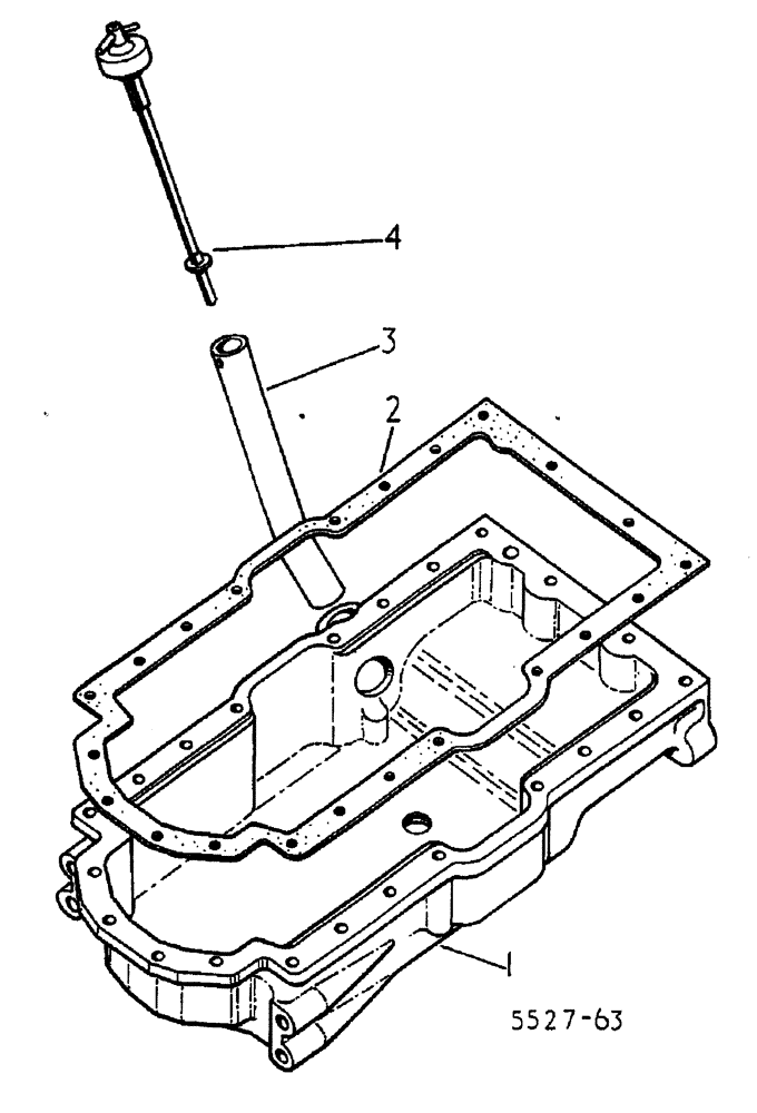 Схема запчастей Case IH 884 - (12-056) - CRANKCASE OIL PAN Power