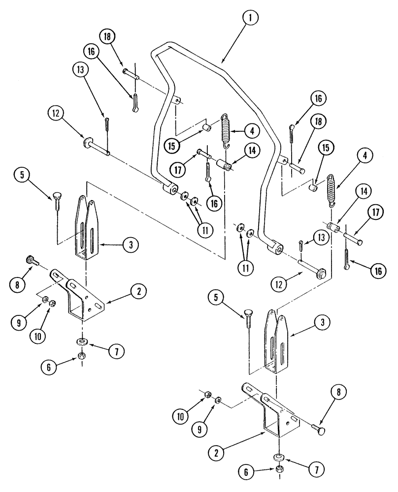 Схема запчастей Case IH STX275 - (09-37) - HOOD - LIFT ARM (09) - CHASSIS