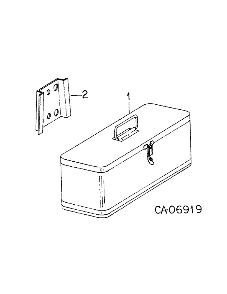 Схема запчастей Case IH 1586 - (02-02) - MISCELLANEOUS, TOOL BOX Accessories & Attachments / Miscellaneous