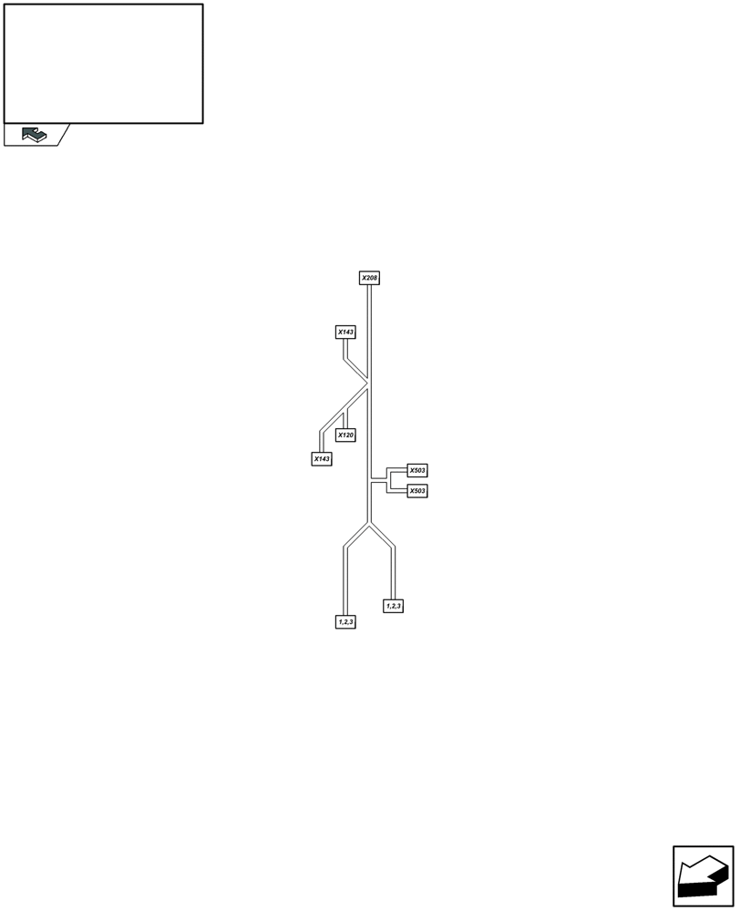 Схема запчастей Case IH LB433S - (06.500[01]) - CABLE HARNESS: 84072224 - FOR NA ONLY (06) - ELECTRICAL SYSTEMS