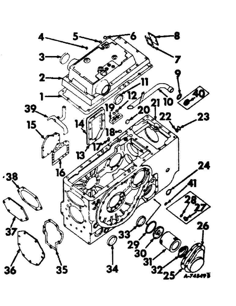 Схема запчастей Case IH 21206 - (A-02) - CHASSIS, RADIATOR AND SHEET METAL, REAR FRAME, COVER, AND CONNECTIONS Chassis, Radiator & Sheet Metal