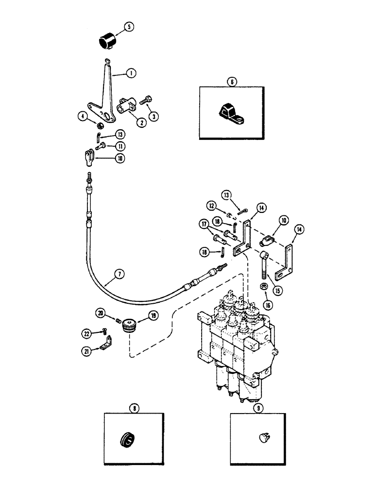 Схема запчастей Case IH 2390 - (8-274) - REMOTE HYDRAULICS, NO. 3 CIRCUIT (08) - HYDRAULICS