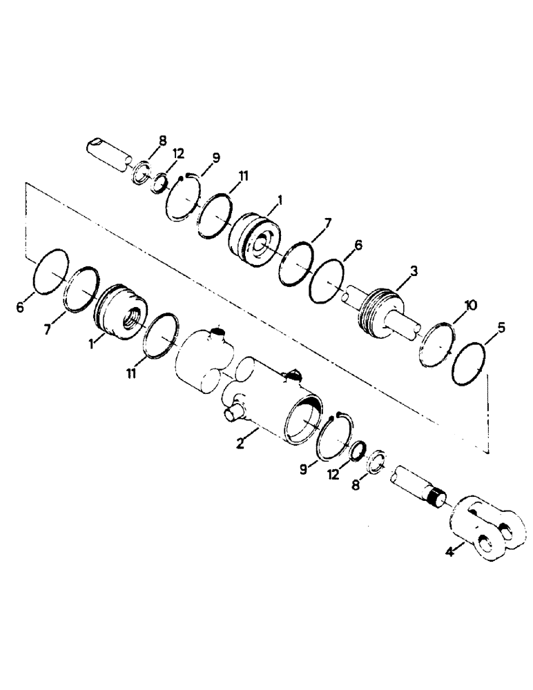 Схема запчастей Case IH 9130 - (10-33) - STEERING CYLINDER ASSEMBLY, STEERABLE FRONT AXLE Options & Miscellaneous