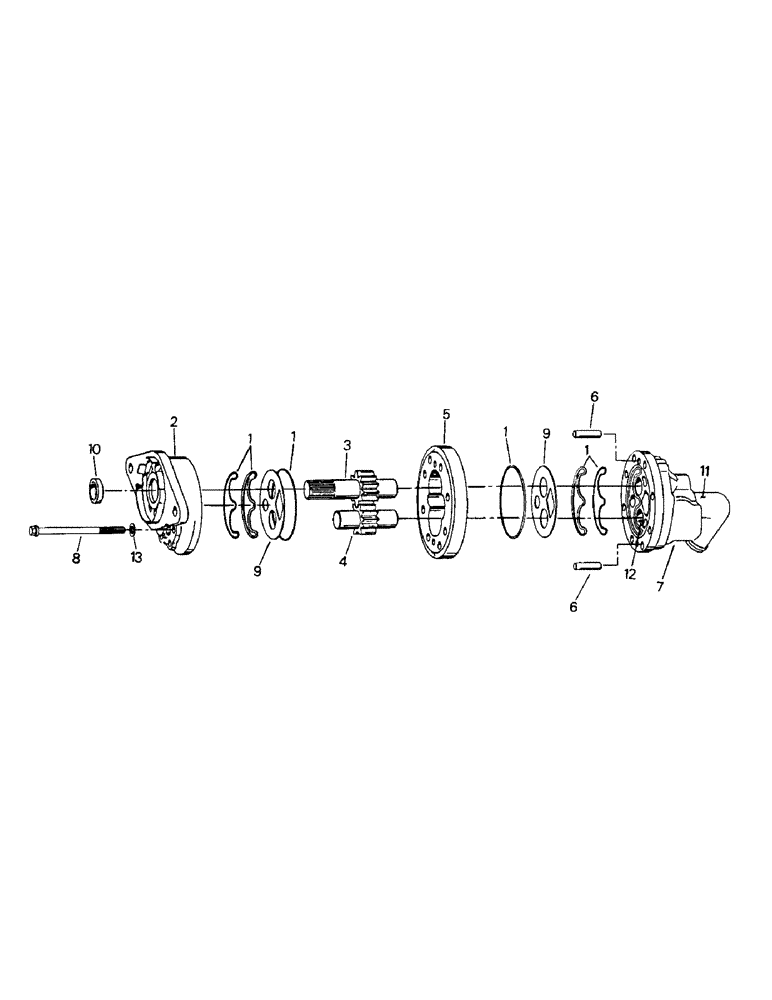 Схема запчастей Case IH ST320 - (08-10) - HYDRAULIC PUMP, EARLY USAGE, ST 325 BSN 800 ONLY (07) - HYDRAULICS