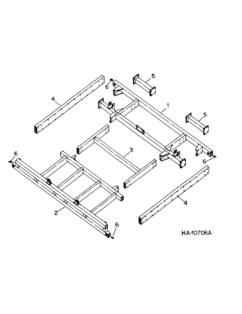 Схема запчастей Case IH 4700 - (A-02) - MAIN FRAME 