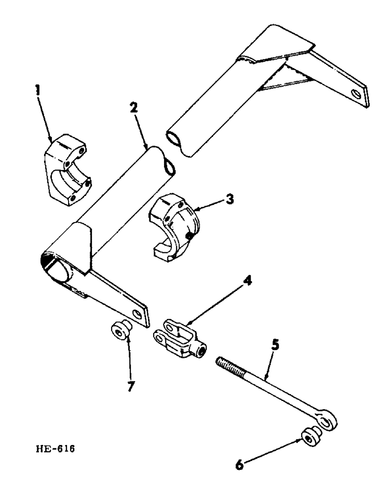 Схема запчастей Case IH 275 - (N-16) - PARTS ACCESSORIES AND ATTACHMENTS, PLATFORM STABILIZER LOCK-OUT Accessories & Attachments