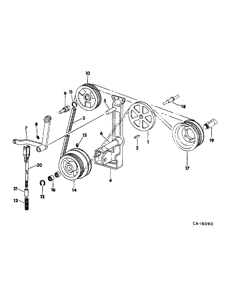 Схема запчастей Case IH 715 - (22-03) - STRAW WALKERS, STRAW WALKER DRIVE Straw Walkers