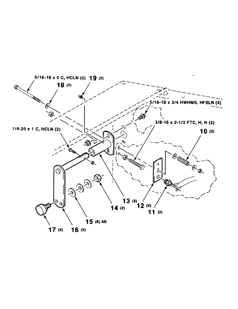 Схема запчастей Case IH 8450 - (122) - BALE SHAPE SENSOR ASSEMBLY, CONTINUED FROM PAGE 121 (06) - ELECTRICAL