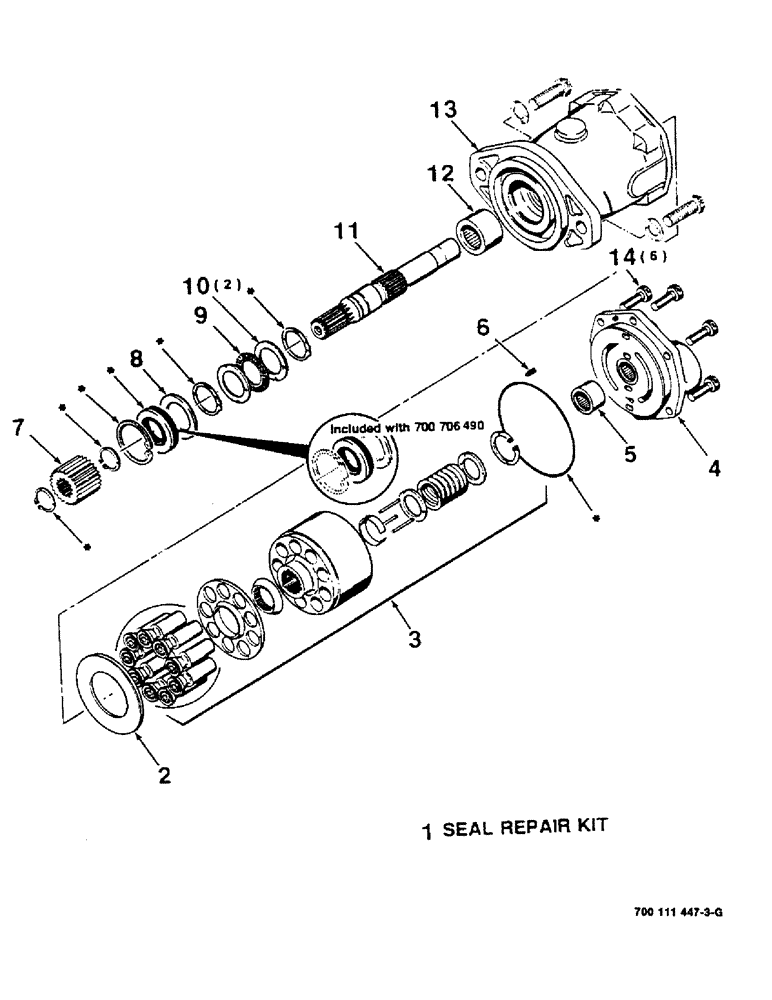 Схема запчастей Case IH 8380 - (8-24) - HYDROSTATIC PUMP, PTO, 1000 RPM (08) - HYDRAULICS