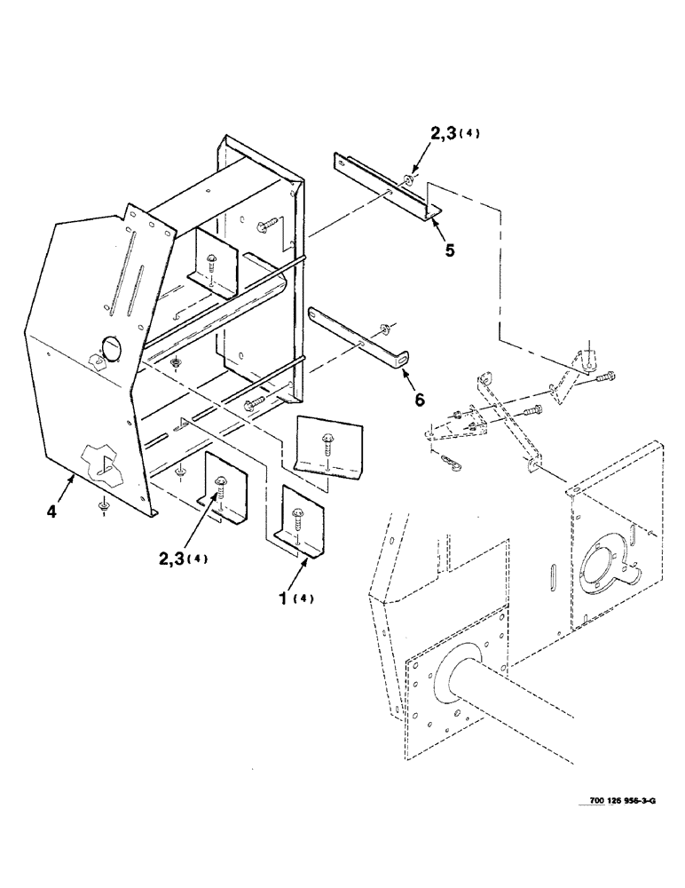 Схема запчастей Case IH 8455T - (7-16) - TWINE BOX ASSEMBLY (12) - MAIN FRAME